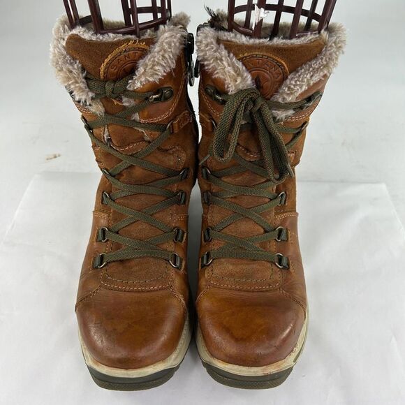 Santana Canada Women's Majesta Luxe Waterproof Winter Boot US 8 Brown Leather - Picture 3 of 15